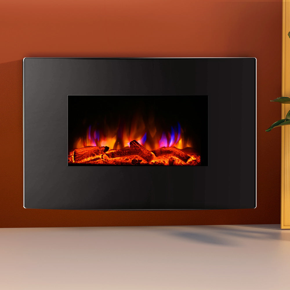 Devanti Electric Fireplace Fire Heater 2000W 8