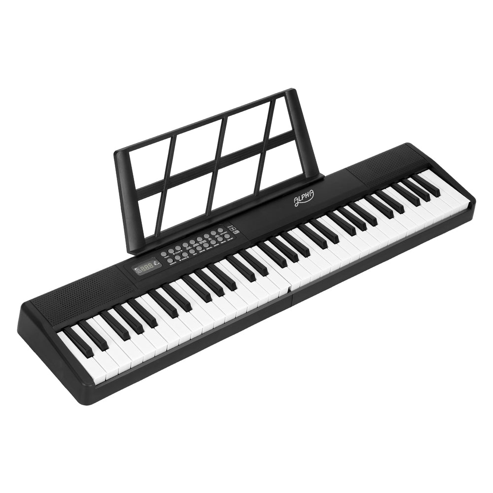 Alpha 61 Keys Foldable Electronic Piano Keyboard Digital Electric w/ Carry Bag 7