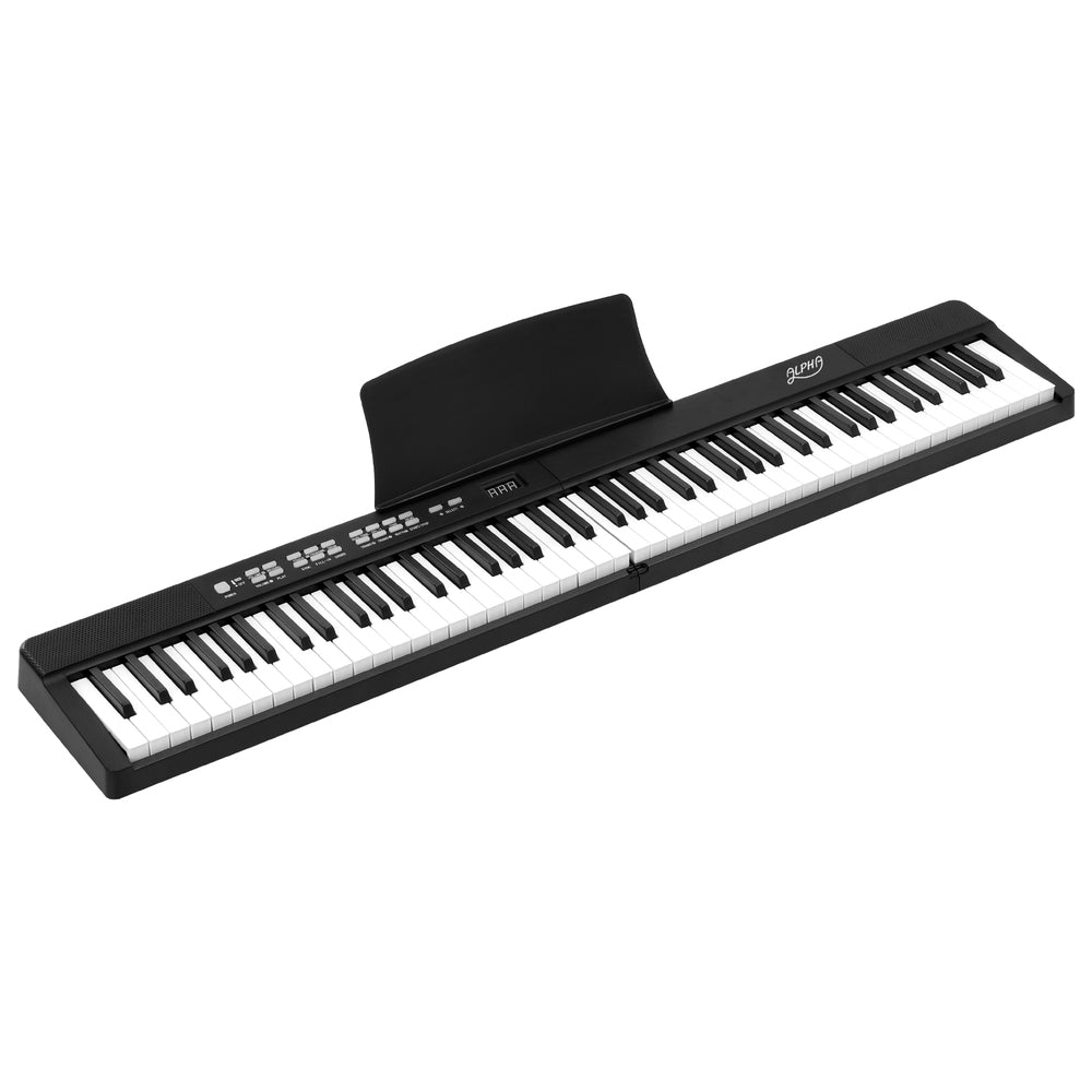 Alpha 88 Keys Foldable Electronic Piano Keyboard Digital Electric w/ Carry Bag 7