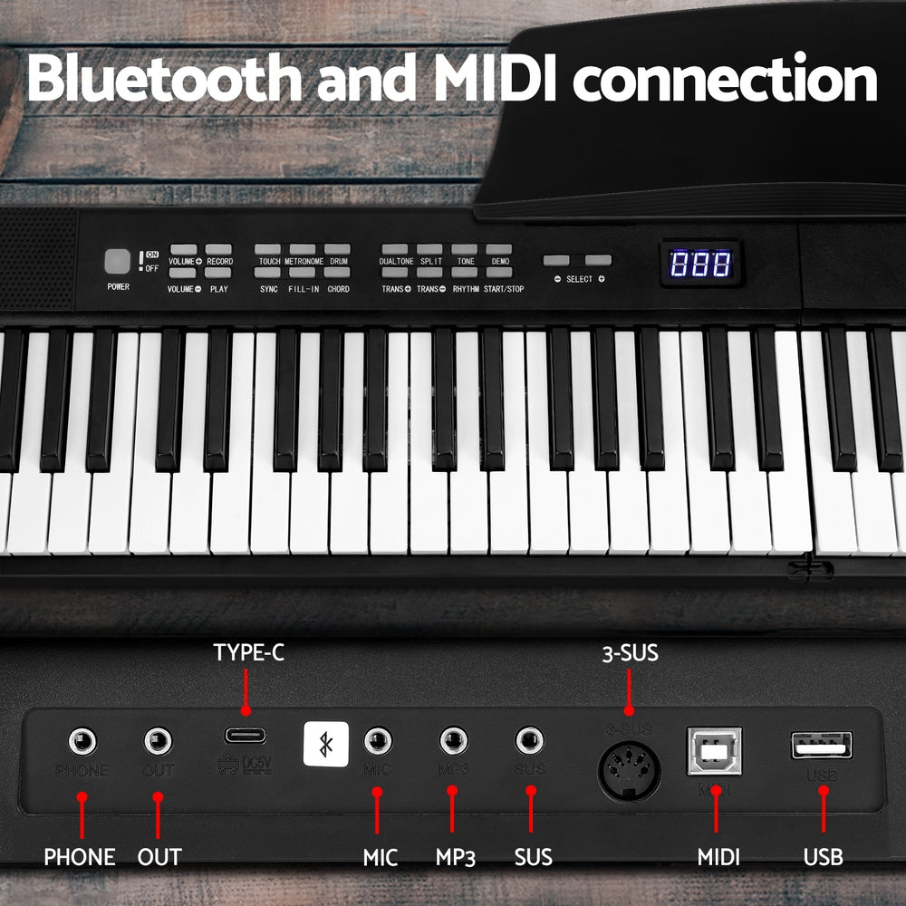 Alpha 88 Keys Foldable Electronic Piano Keyboard Digital Electric w/ Carry Bag 4
