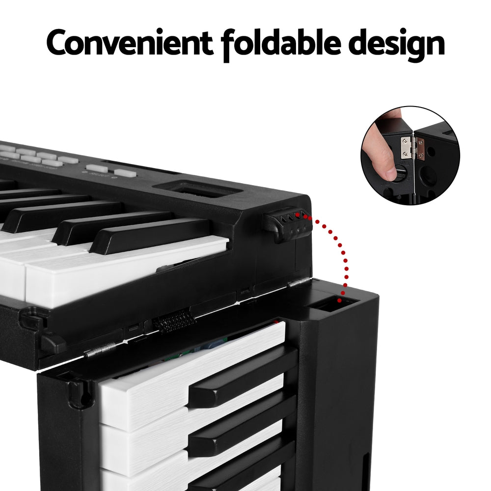 Alpha 88 Keys Foldable Electronic Piano Keyboard Digital Electric w/ Carry Bag 6