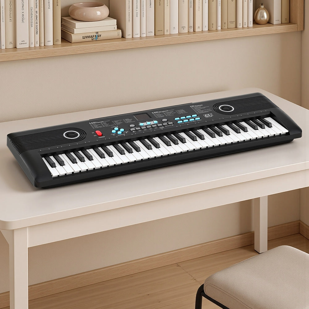 Alpha 61-Key Digital Piano Keyboard Electric Kids Gift Black 7