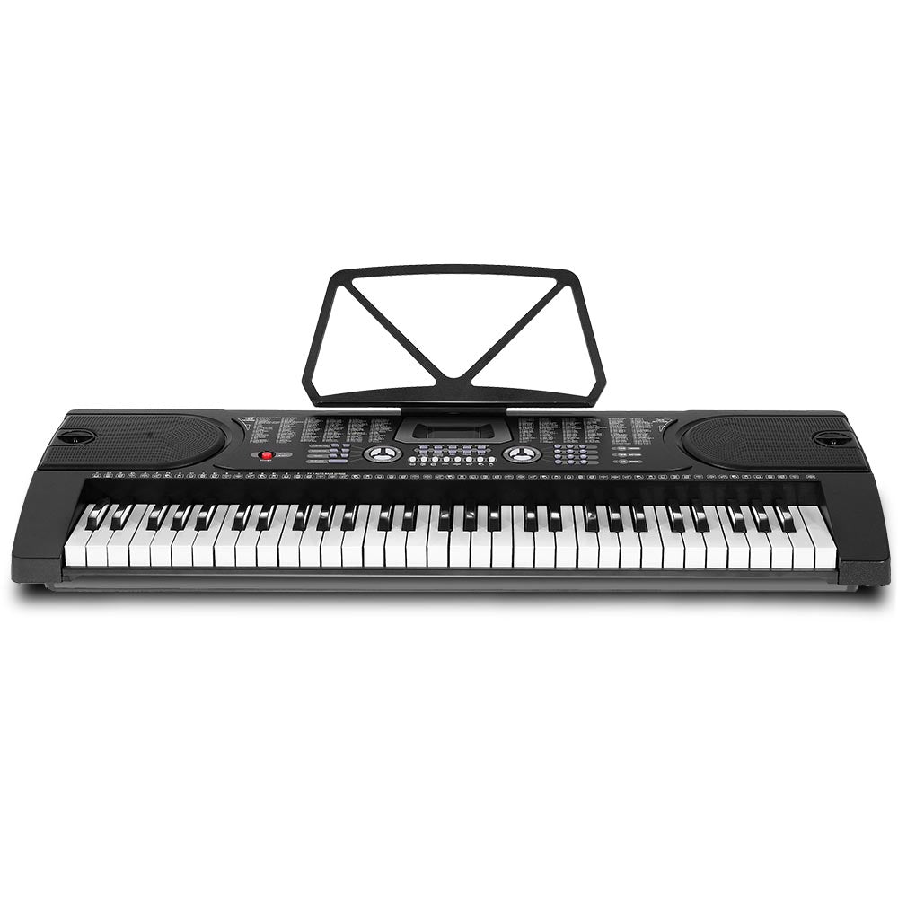 Alpha 61 Keys Electronic Piano Keyboard Digital Electric w/ Stand Beginner Black 3