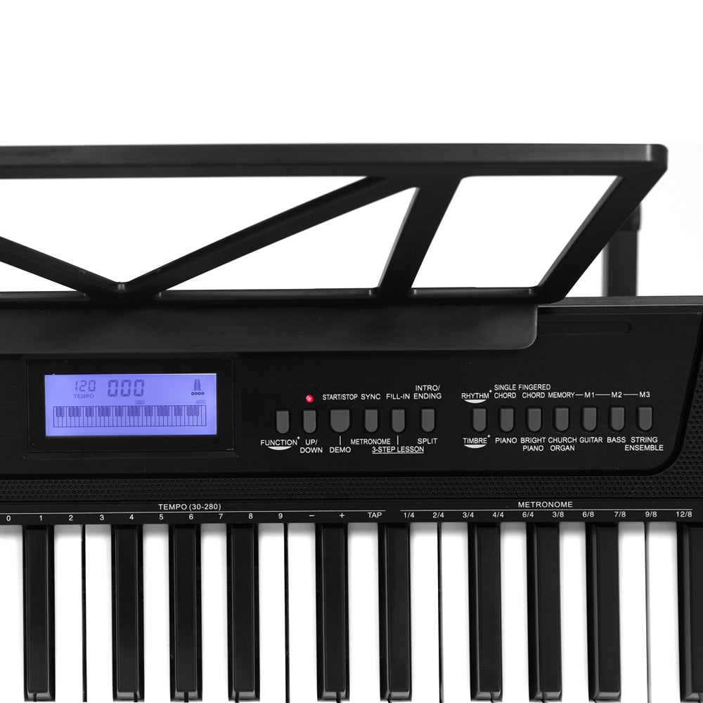 Alpha 61 Keys Electronic Piano Keyboard Digital Electric w/ Stand Touch Sensitive 3