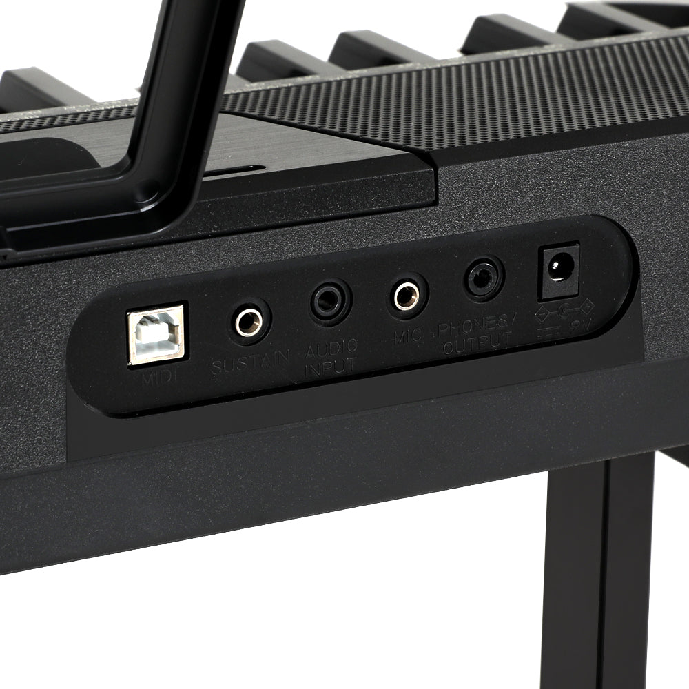 Alpha 61 Keys Electronic Piano Keyboard Digital Electric w/ Stand Touch Sensitive 4