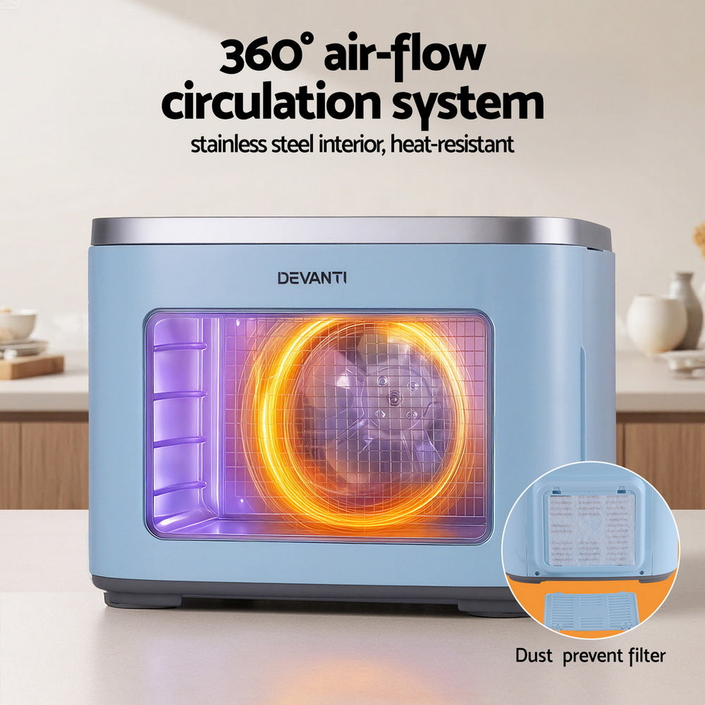 Devanti 5 Trays Food Dehydrator Mini Fruit Dryer 500W 6