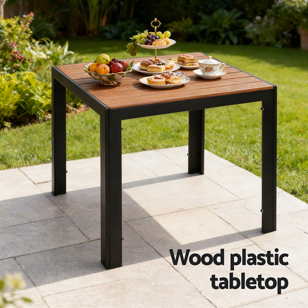 Gardeon 5PCS Outdoor Dining Set Table and Chairs Patio Garden Furniture Bistro Set 7