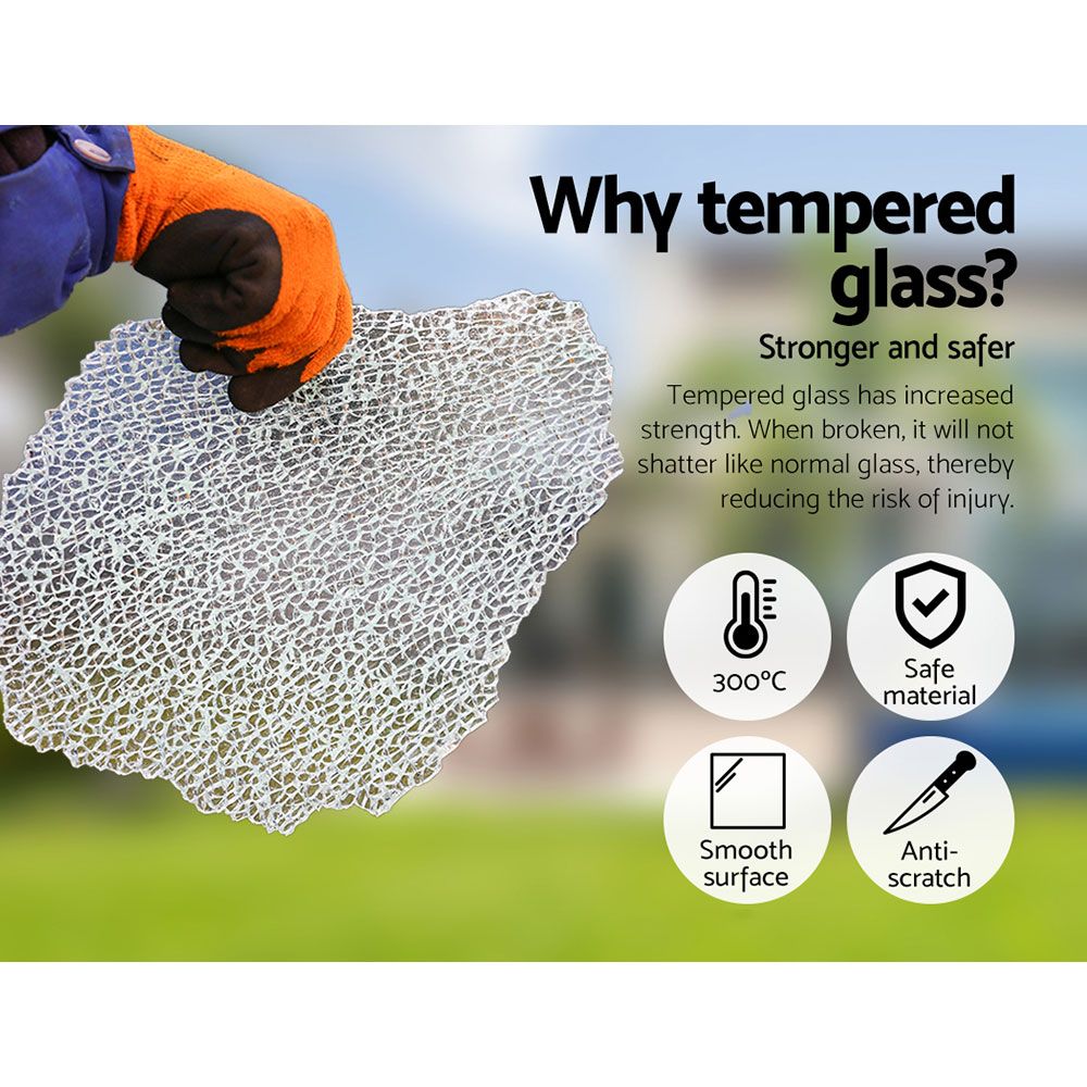 Gardeon 8-Piece Outdoor Sofa Set Wicker Couch Lounge Setting 7 Seater 6