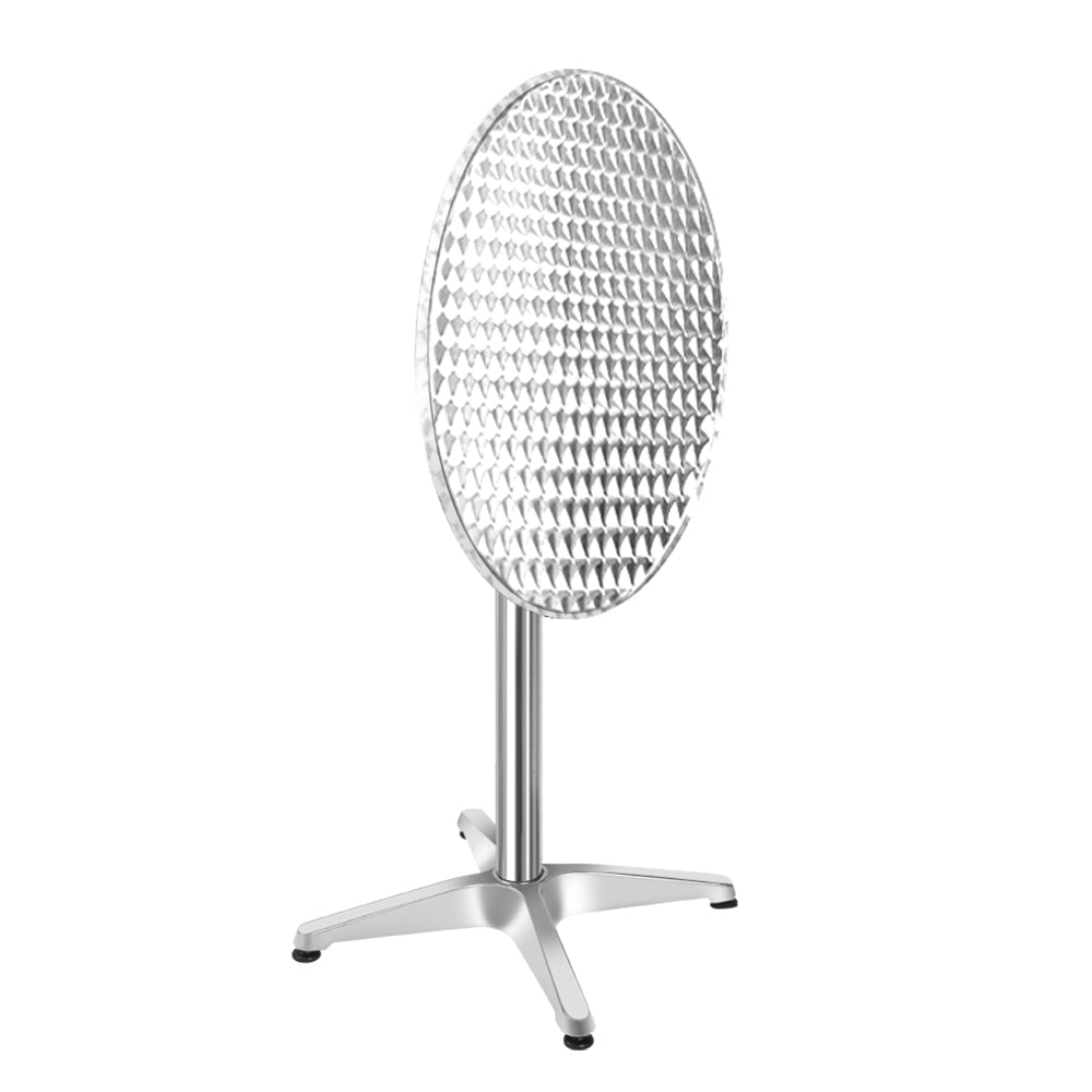 Gardeon Set of 6 Outdoor Bar Table Aluminium Round 70/110CM 6