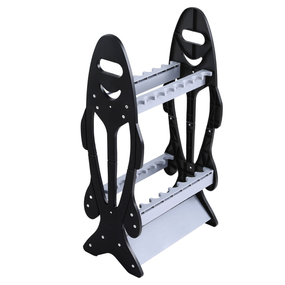 Seamanship Fishing Rod Holder 16 Storage Rack Fishing Pole Stand Garage Organizer Holds 4