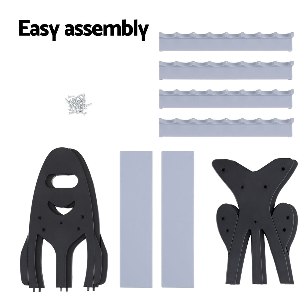 Seamanship Fishing Rod Holder 16 Storage Rack Fishing Pole Stand Garage Organizer Holds 6