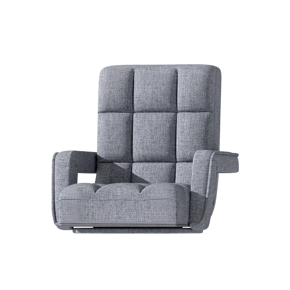 Artiss Floor Chair Lounge Sofa Swivel Grey 3