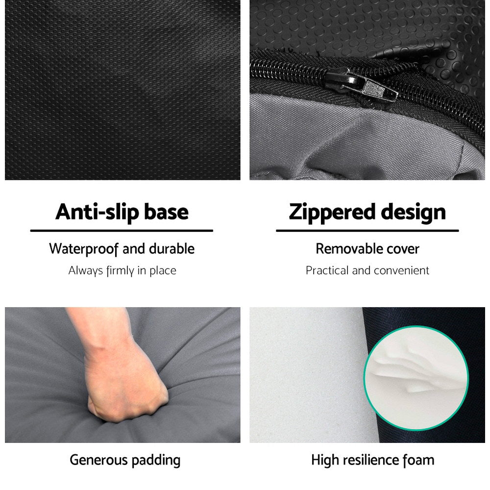 Artiss Floor Lounge Sofa Camping Chair Grey 6