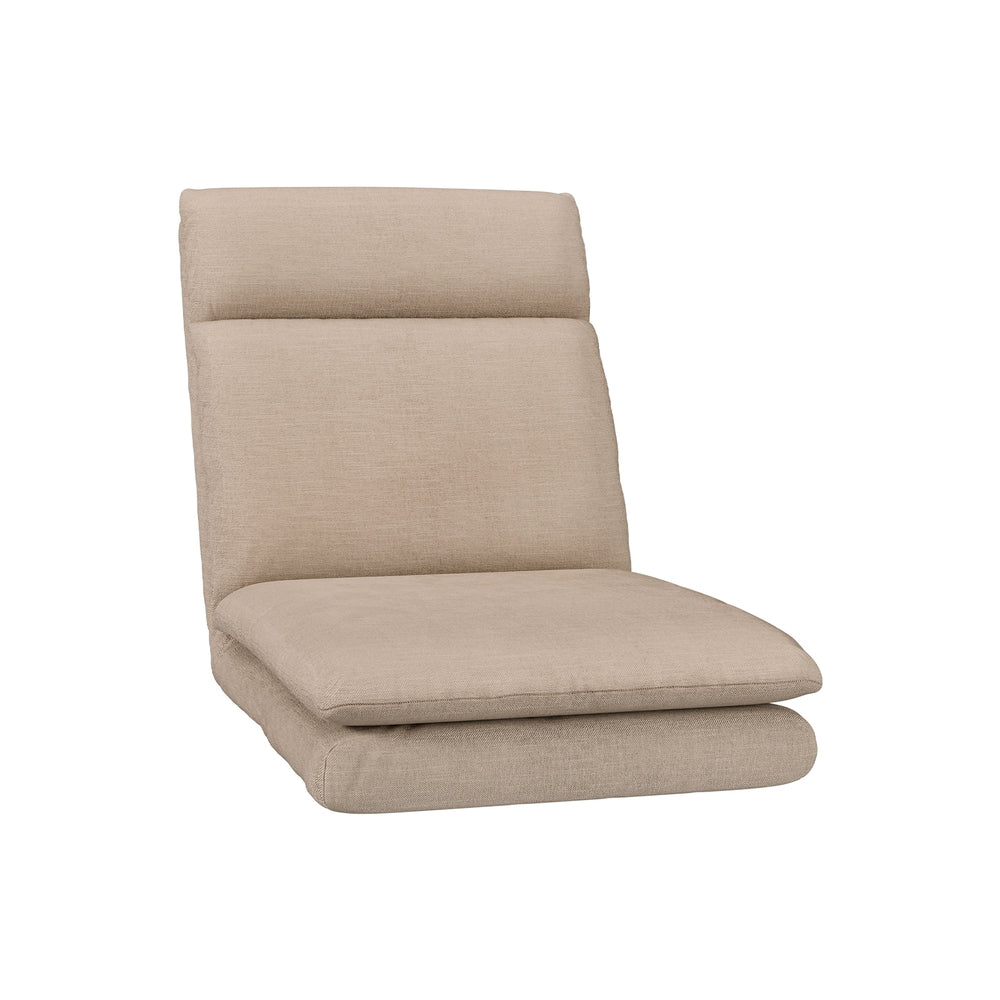 Artiss Floor Chair Sofa 1 Seater Linen Beige 7