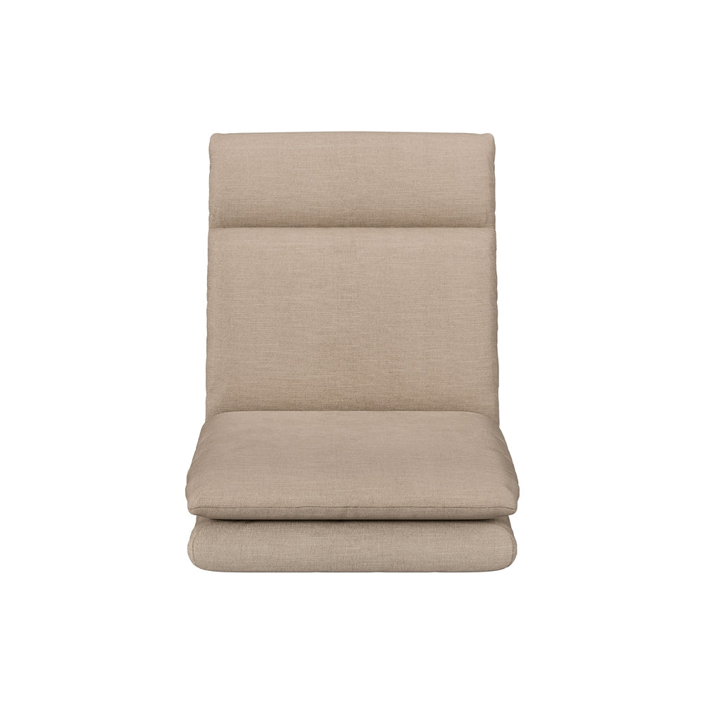 Artiss Floor Chair Sofa 1 Seater Linen Beige 3