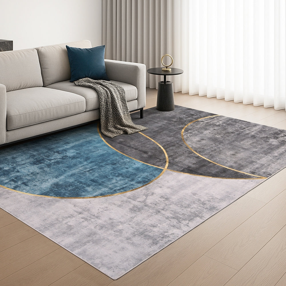 Artiss Washable Floor Rug 200X290cm Large Geometric Area Rug Modern Floor Carpet 7