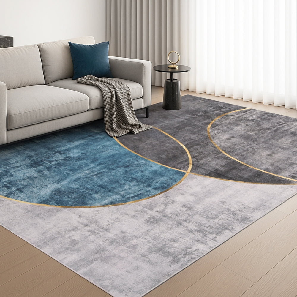 Artiss Washable Floor Rug 240X340cm Large Geometric Area Rug Modern Floor Carpet 7