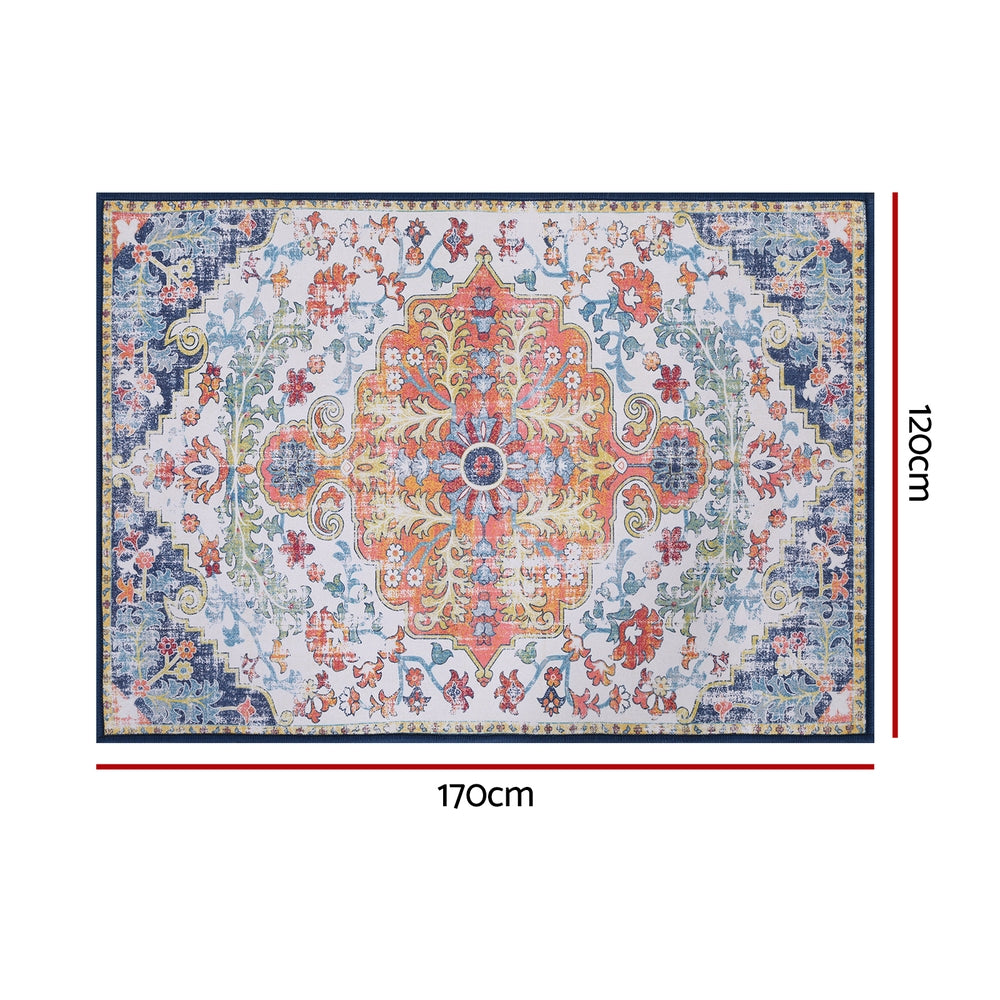 Artiss Floor Rug 120X170cm Large Washable Geometric Area Rug Modern Carpet Mat