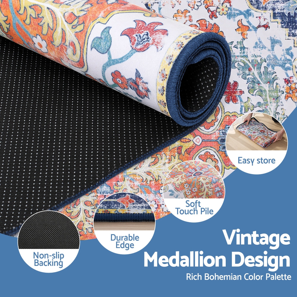 Artiss Floor Rug 120X170cm Large Washable Geometric Area Rug Modern Carpet Mat 6