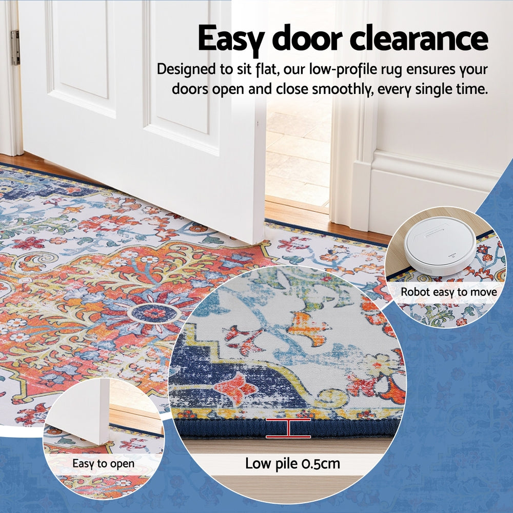 Artiss Floor Rug 240X340cm Large Washable Geometric Area Rug Modern Carpet Mat 5