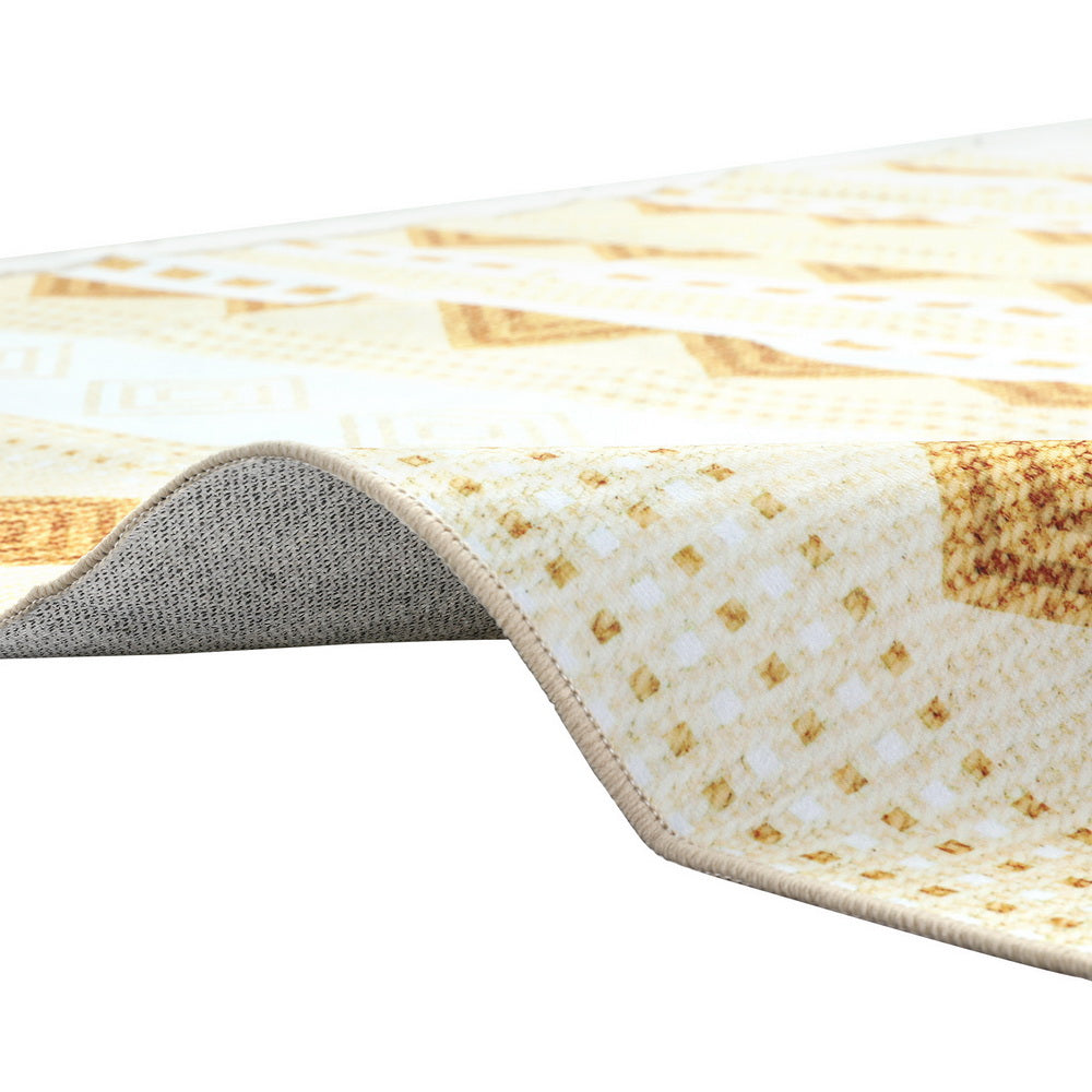 Artiss Rug 200x290cm Area Rug Washable Mat Large Carpet Soft Short Pile Ella 3