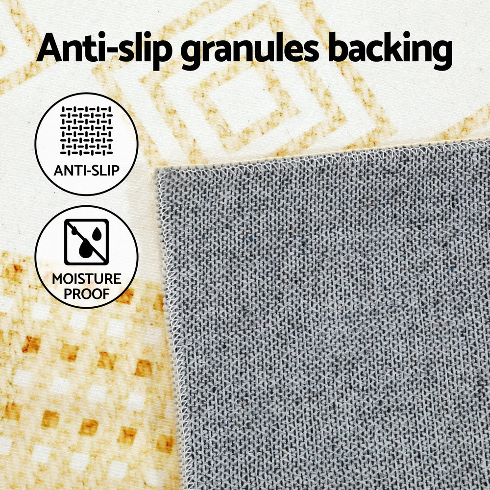 Artiss Rug 200x290cm Area Rug Washable Mat Large Carpet Soft Short Pile Ella 5