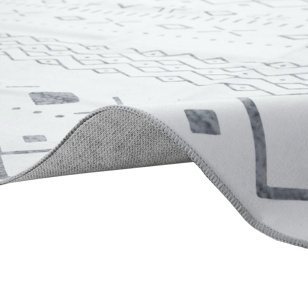 Artiss Rug 120x160cm Area Rug Washable Mat Large Carpet Soft Short Pile Una 3