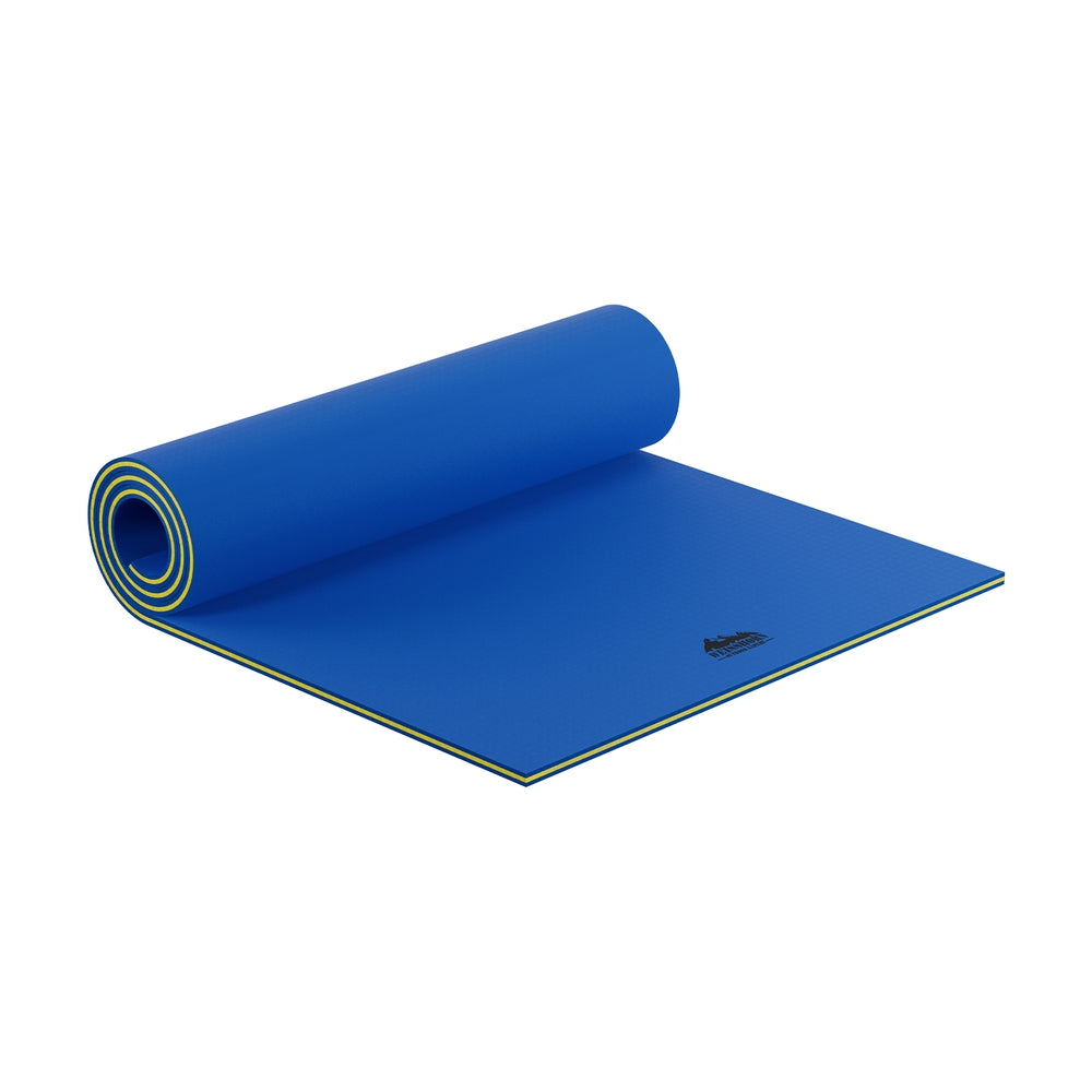 Weisshorn Floating Water Mat 3.5x1.8m Foam Pad Swimming Pool Platform Blue 3