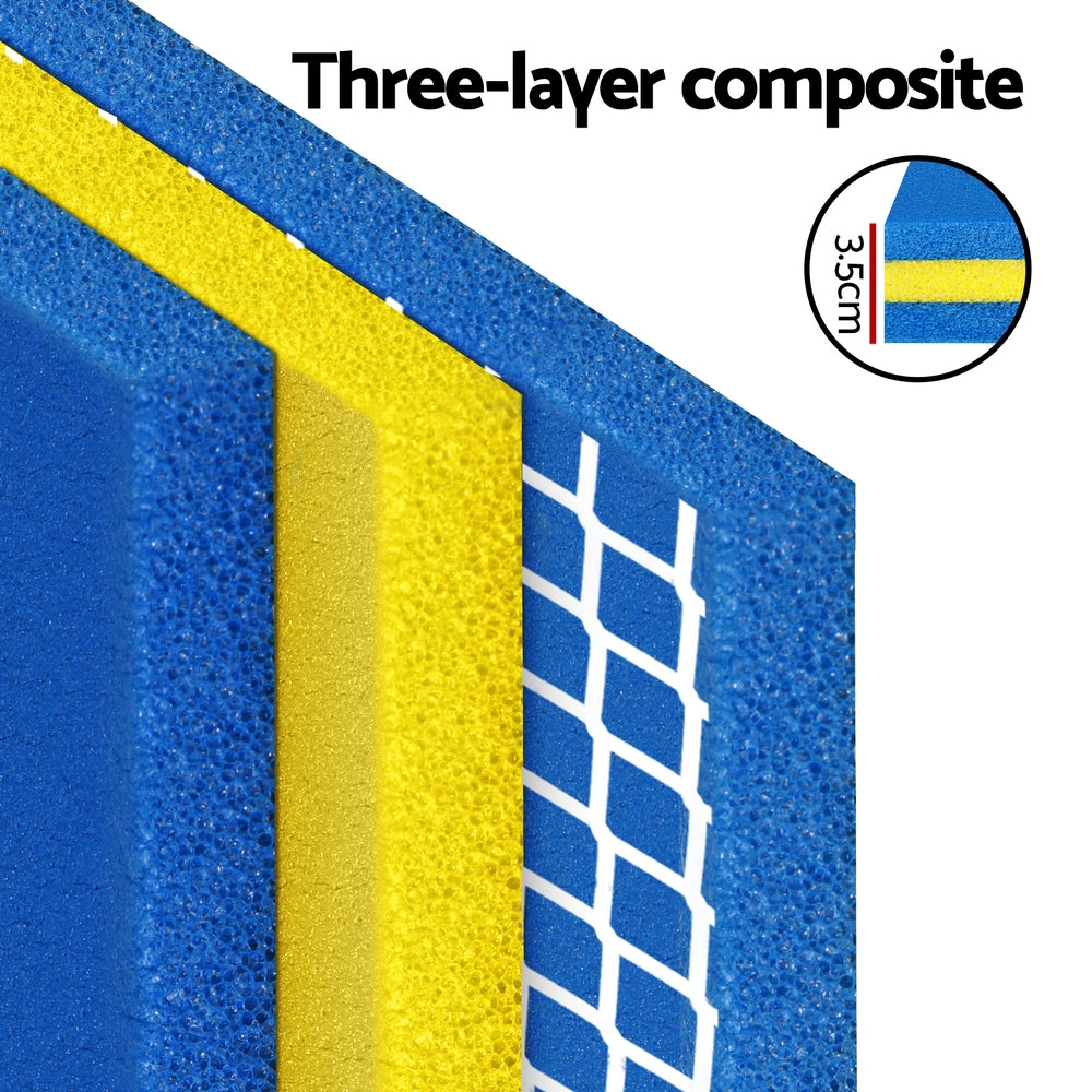 Weisshorn Floating Water Mat 55x180cm Foam Pad Swimming Pool Platform Blue 4