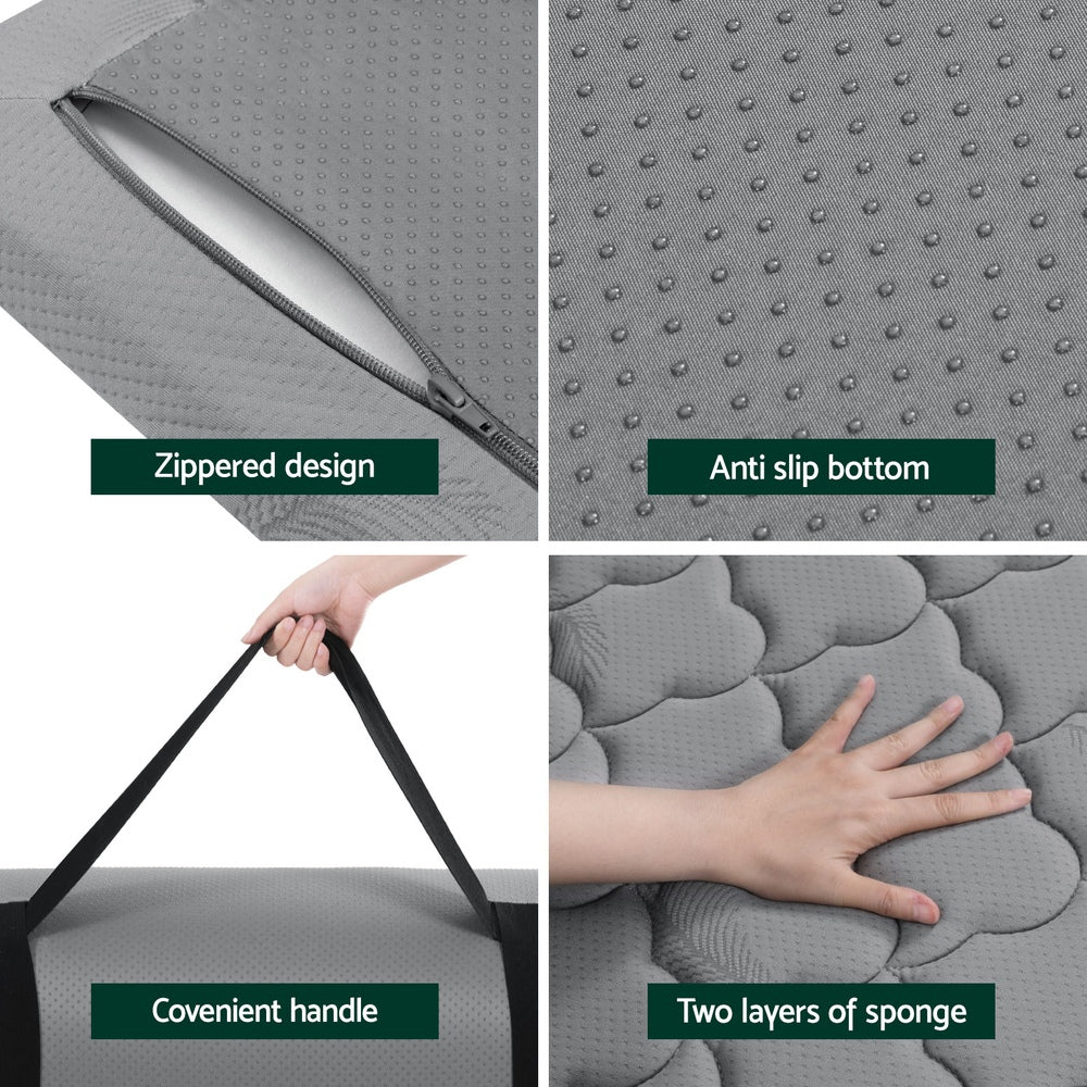 Giselle Bedding Single Foldable Mattress Camping Mat 5