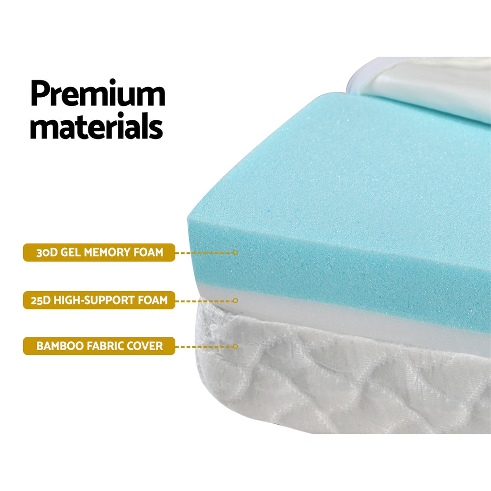 Giselle Bedding Foldable Mattress Folding Foam Cot Bed Cool Gel 6