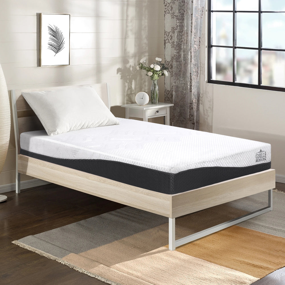 Giselle Bedding Memory Foam Mattress Bed Cool Gel Non Spring 21cm Single 8