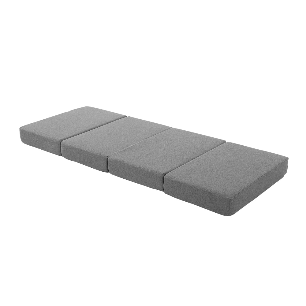 Giselle Bedding Foldable Mattress Folding Foam Single Grey 7