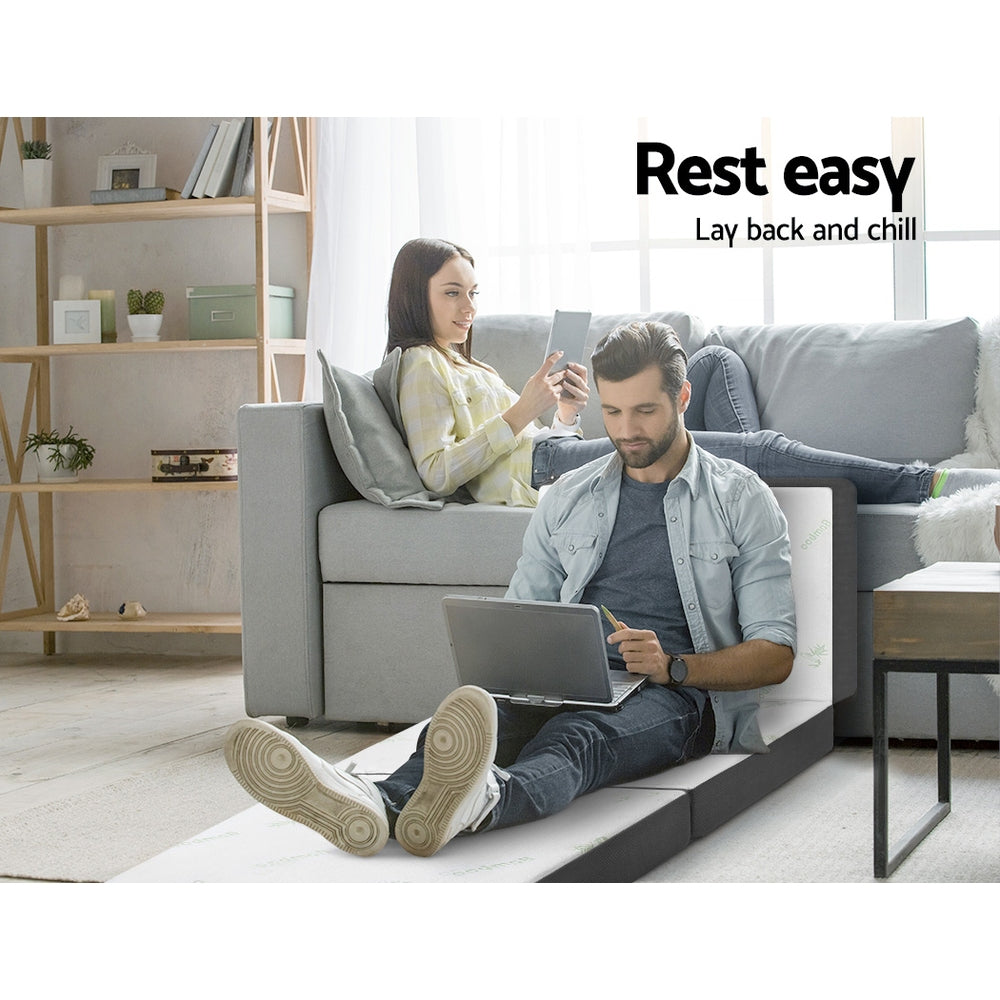 Giselle Bedding Foldable Mattress Folding Foam Single Bamboo 4