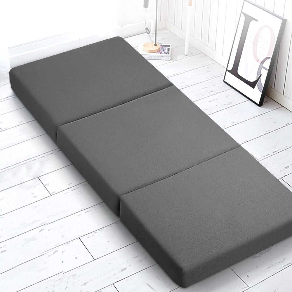 Giselle Bedding Foldable Mattress Folding Foam Bed Single Grey 7