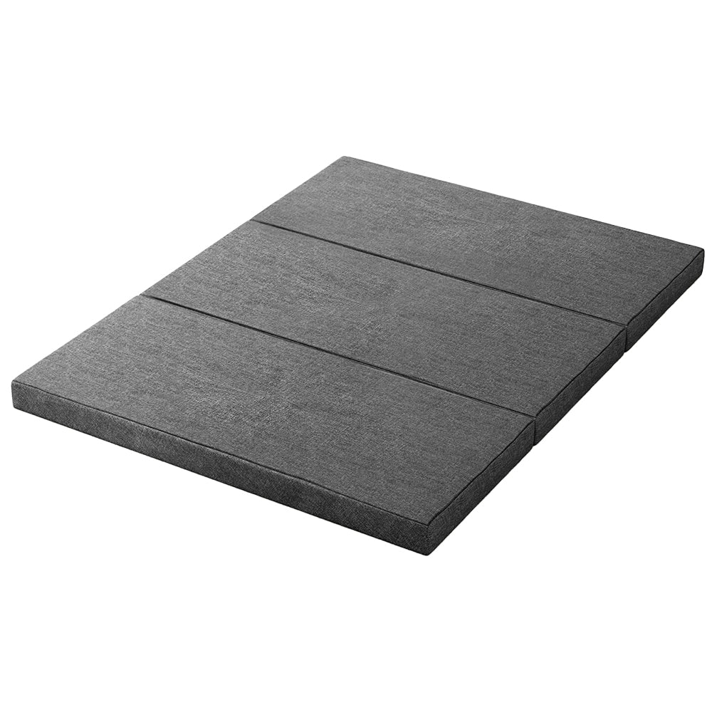 Giselle Bedding Foldable Mattress Folding Foam Queen Grey 7