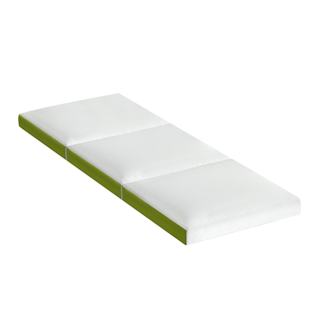 Giselle Bedding Foldable Mattress Folding Foam Trifold Green 7