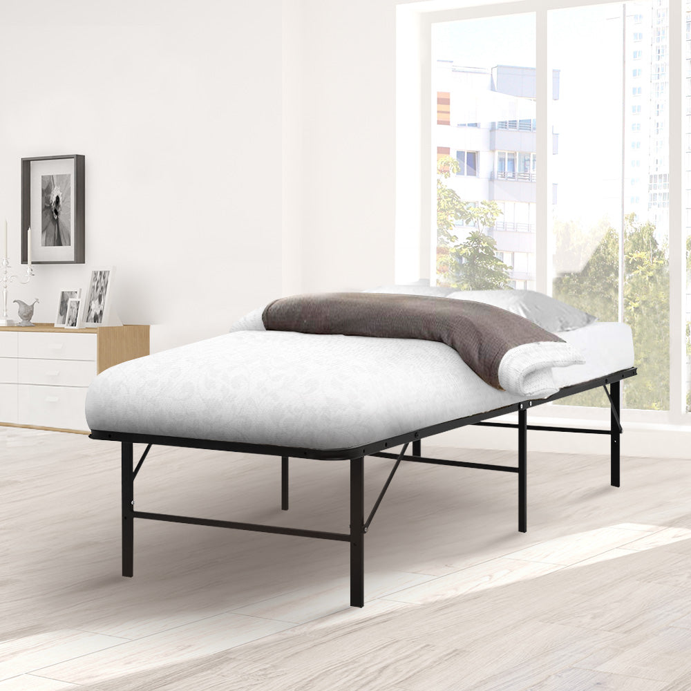 Artiss Folding Bed Frame Metal Base - King Single 7