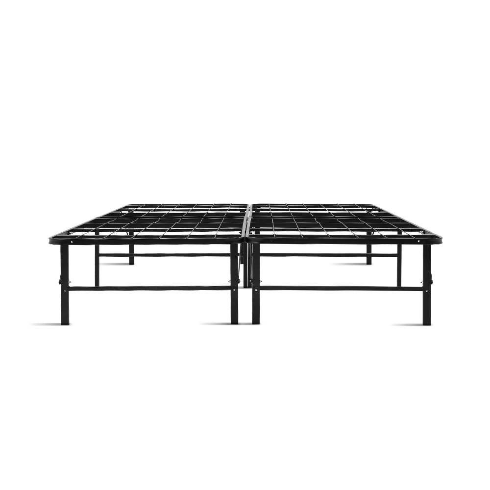 Artiss Folding Bed Frame Metal Base - Queen 3