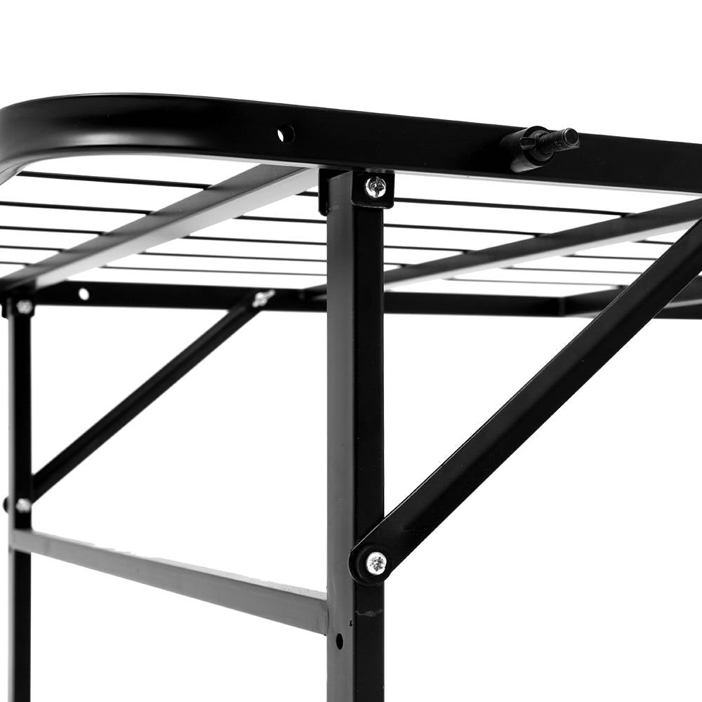 Artiss Folding Bed Frame Metal Base - Queen 5