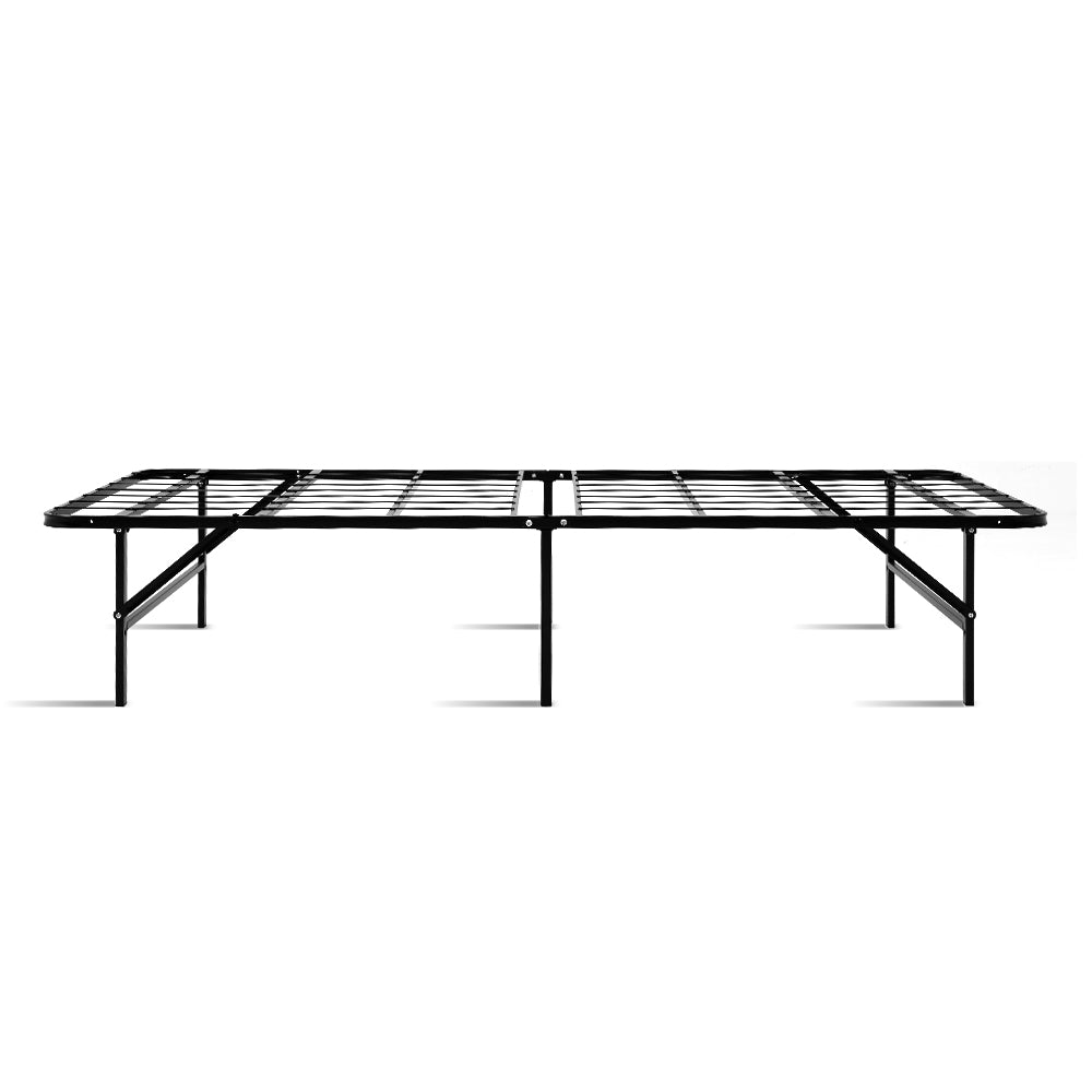 Artiss Folding Bed Frame Metal Base - Single 4