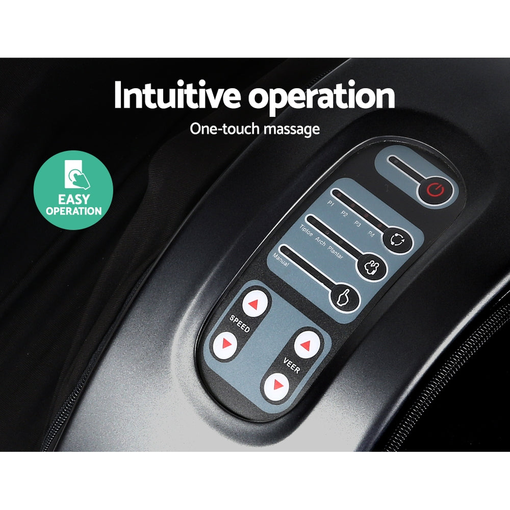 Livemor Foot Massager Shiatsu Massagers Electric Roller Kneading Leg Black 5