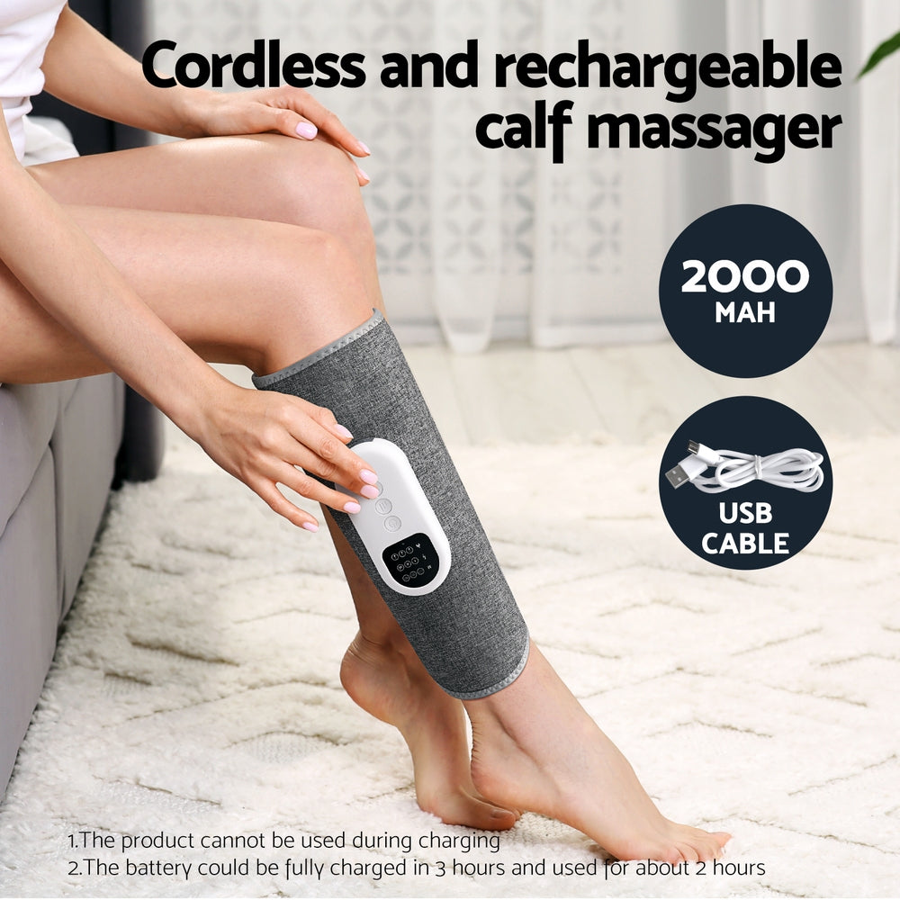 Livemor Leg Massager Heated Air Compression Calf Relaxation 4