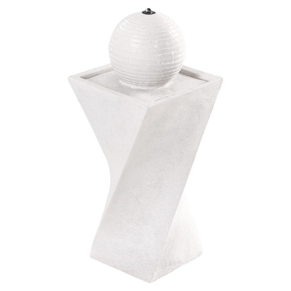 Gardeon Solar Fountain Water Feature Bird Bath Outdoor Garden LED Lights Ball 85CM 3