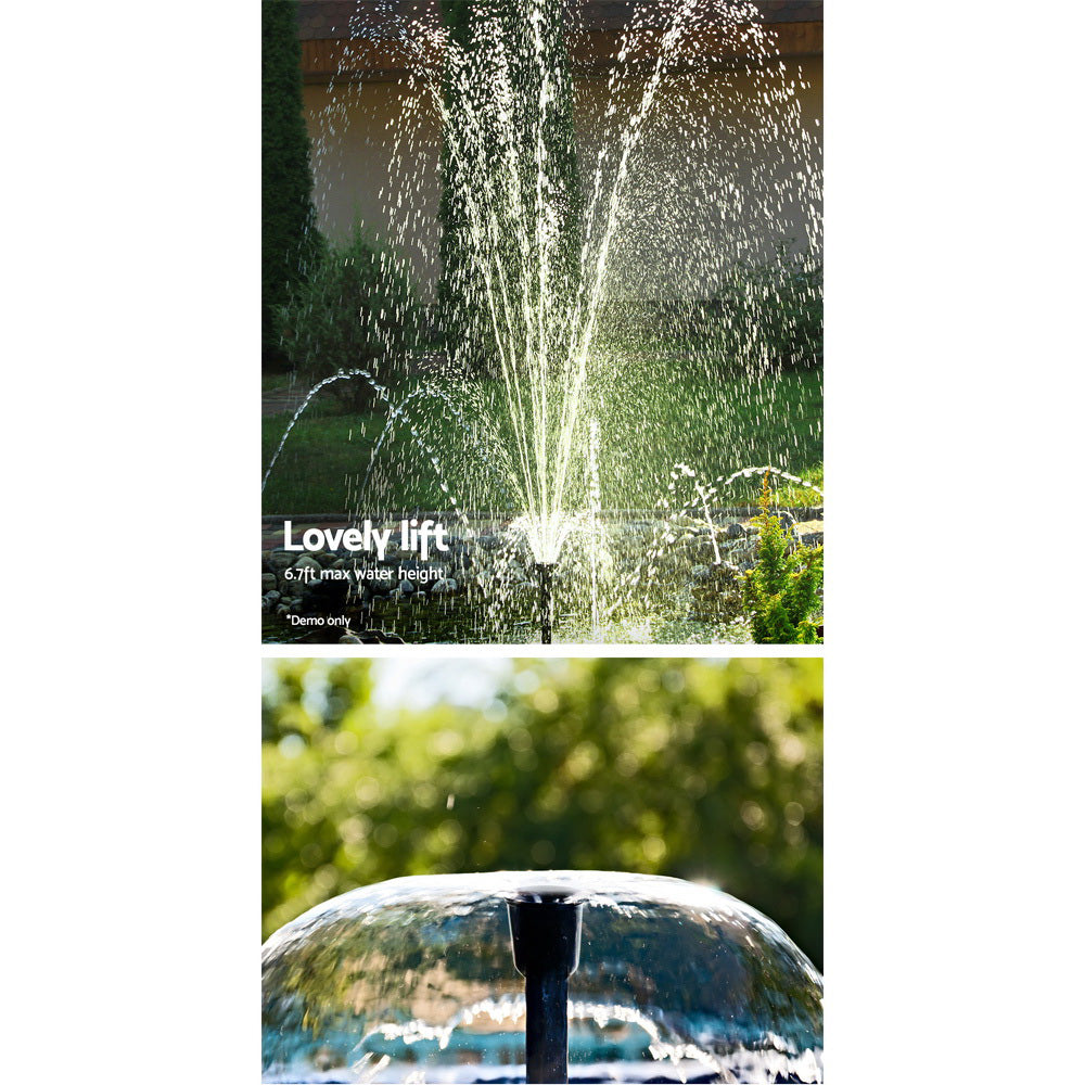 Gardeon Solar Pond Pump Submersible Water Fountain Kit 6.6FT 5