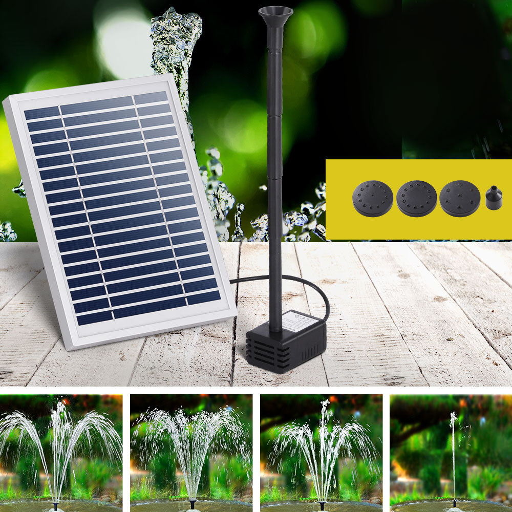 Gardeon Solar Pond Pump Submersible Water Fountain Kit 4.4FT 7