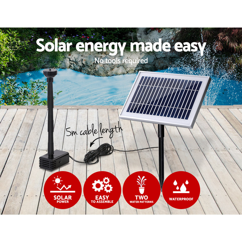 Gardeon Solar Pond Pump 4.6FT 4