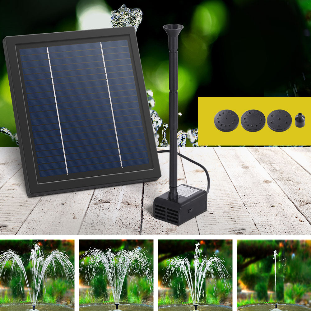 Gardeon Solar Pond Pump Submersible Water Fountain Kit 6.1FT 7