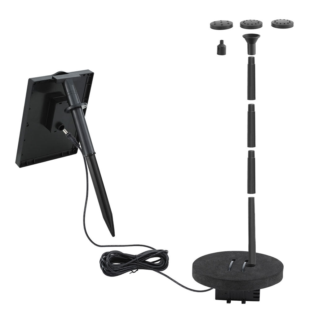 Gardeon Solar Pond Pump Water Fountain Submersible Floating Bird Bath 190L/H 3