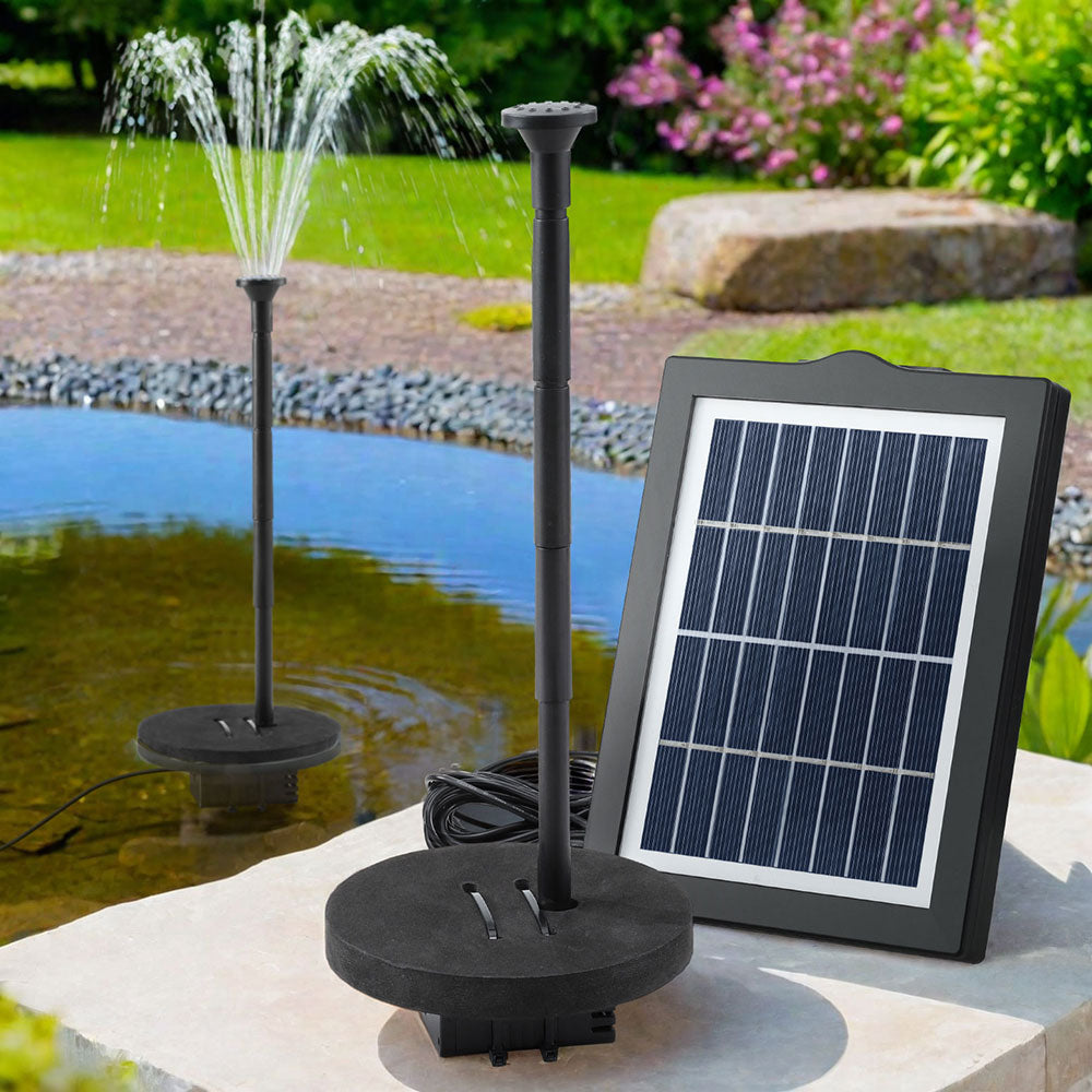 Gardeon Solar Pond Pump Water Fountain Submersible Floating Bird Bath 190L/H 7